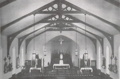 Interior, 1969. Source: Parish history book (1969)