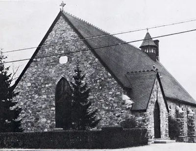 Photograph of second church (dedicated 1875) Source: Images of America, Greece