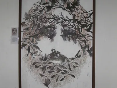 Painting of Christ.