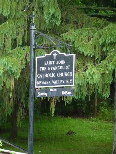 Church sign.