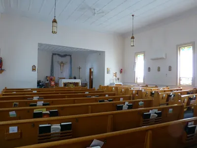 From back left corner.