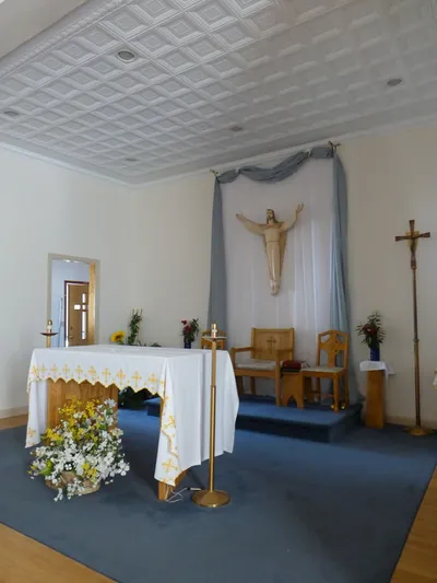 Sanctuary from right angle.
