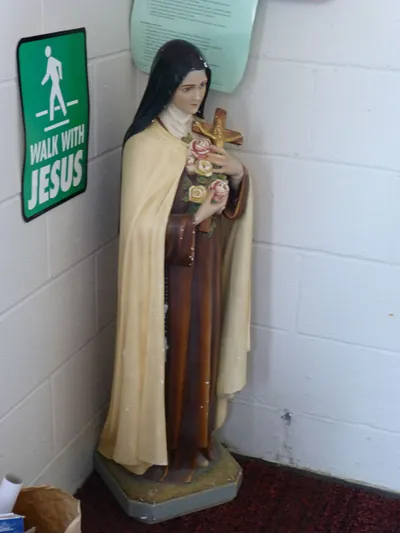Statue of St. Theresa.