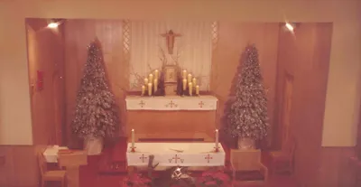 Front of the church, post-Vatican II.