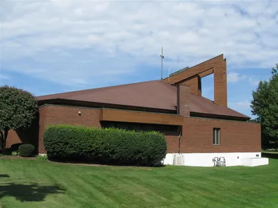 Back of the church.