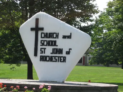Former sign.