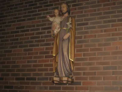 St. Joseph statue.