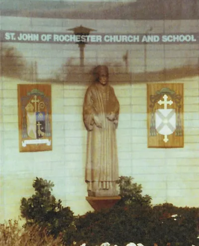 Outdoor shrine to St. John Fisher. Source: St. John of Rochester: Five Decades of Grace & Growth