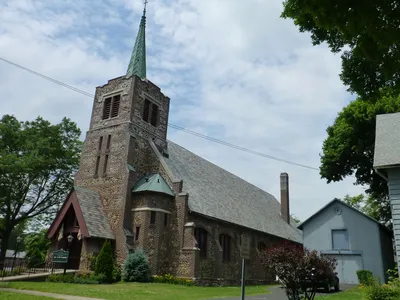 Church seen from right side.
