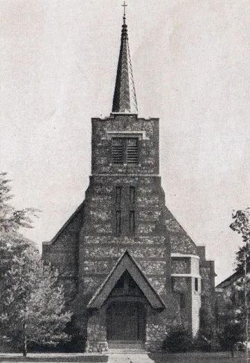 Exterior of church, 1939. Source: Catholic Courier Golden Jubilee Edition: 1889-1939
