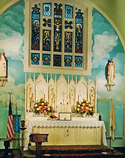 Sanctuary before rennovation.