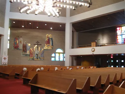 Baptismal font.