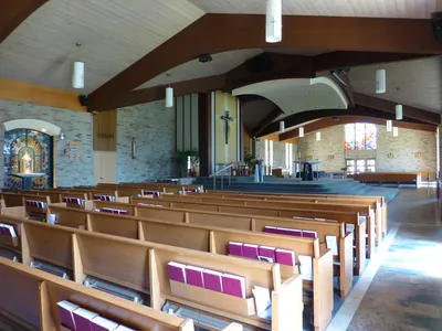 Facing front, from left transept.