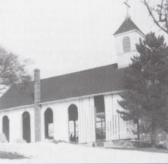 Demolition of former church, 1970. A History of St. Joseph's Parish, Penfield, New York (1860-1995)