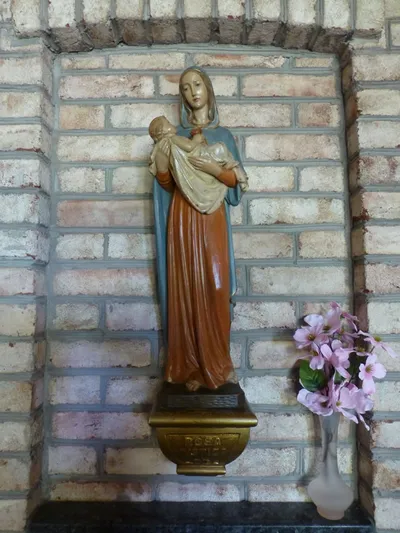 Statue of Our Lady with Christ child.