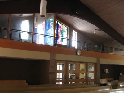 Former choir loft.