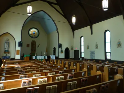 From back left corner.