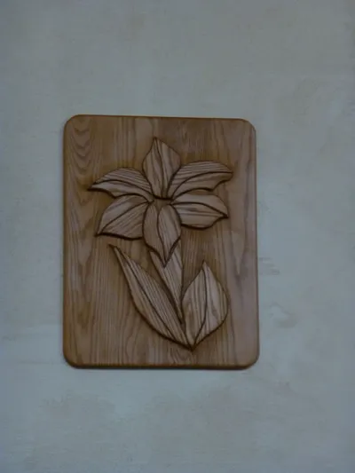 Wood relief.