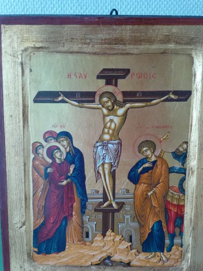 Crucifixion icon.