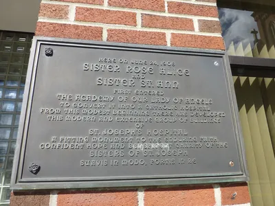 Memorial plaque.