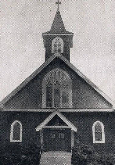 Exterior of church, 1939. Source: Catholic Courier Golden Jubilee Edition: 1889-1939