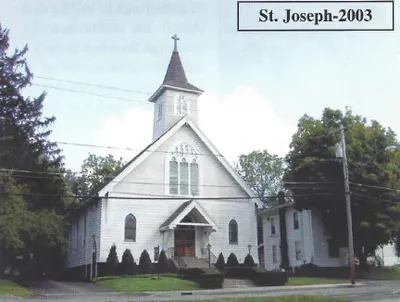 Church exterior prior to closure, 2003. Source: Parish directory, mid-2000s.
