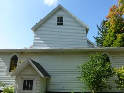 Back of the church.