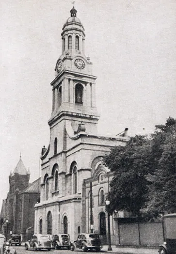 Exterior of church, 1939. Source: Catholic Courier Golden Jubilee Edition: 1889-1939