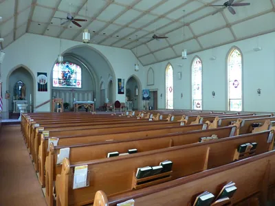 From back left corner.