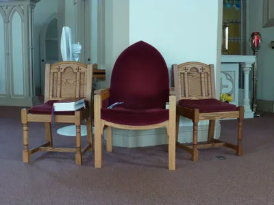 Celebrant's chair.