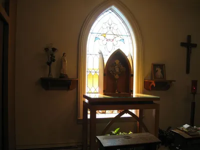 Adoration chapel.