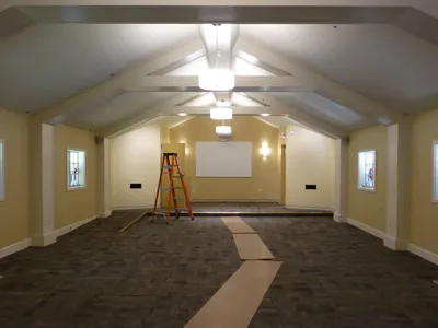 Chapel interior today. Currently being renovated.