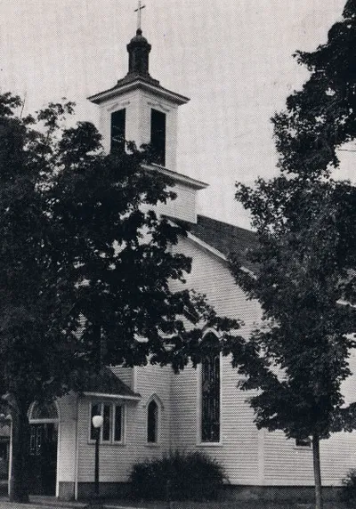 Exterior of church, 1939. Source: Catholic Courier Golden Jubilee Edition: 1889-1939