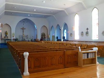 From back left corner.