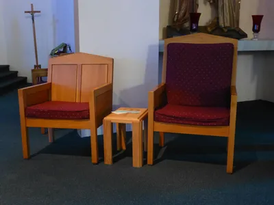 Celebrant's chair.