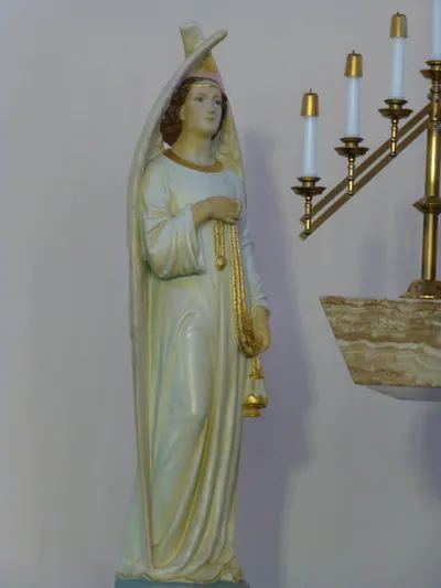 Angel statue.