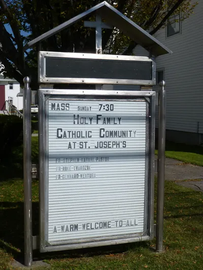 Church sign.