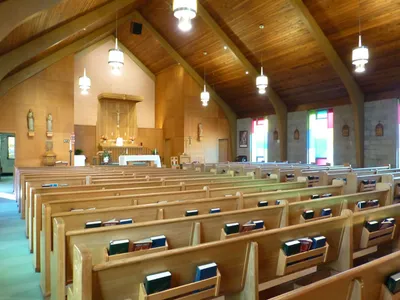From back left corner.