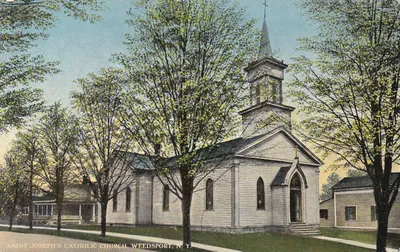 Postcard of former church.