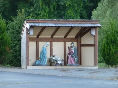 Nativity scene.