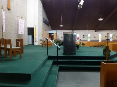 Sanctuary seen from left side.