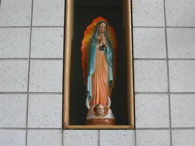Our Lady of Guadelupe statue.