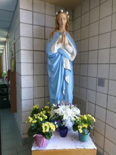 Our Lady statue.