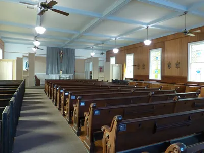 From back left corner.