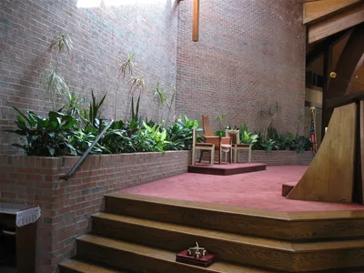 Back of the sanctuary.