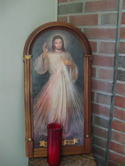 Painting of Christ.