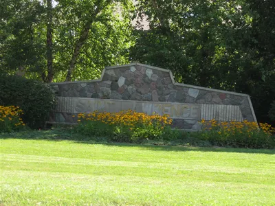 Church sign.