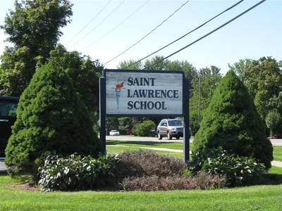 School sign.