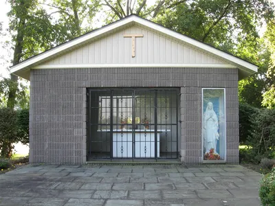Outdoor altar.