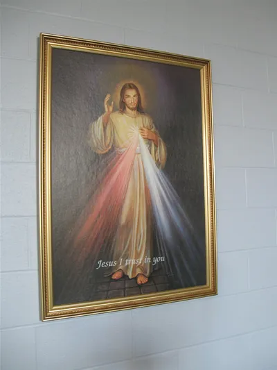 Painting of Christ.